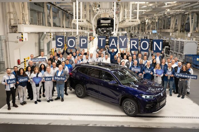 Production of the new Volkswagen Tayron begins at the brand’s main plant